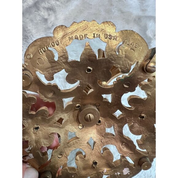 Homco one candle wall sconce made in USA - Picture 4 of 7